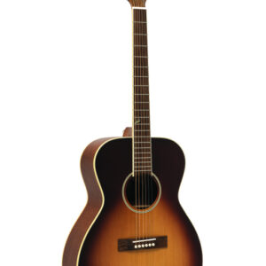 J.N GUITARS EZR-OM Akoestische gitaar, orchestra model, met massief cederhouten bovenblad