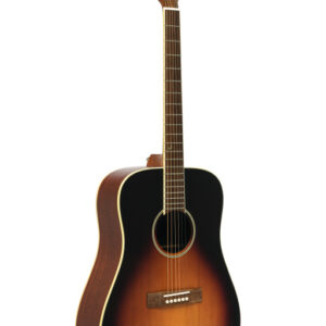 J.N GUITARS EZR-D Akoestische 4/4 dreadnought gitaar met massief cederhouten bovenblad, Ezra-serie