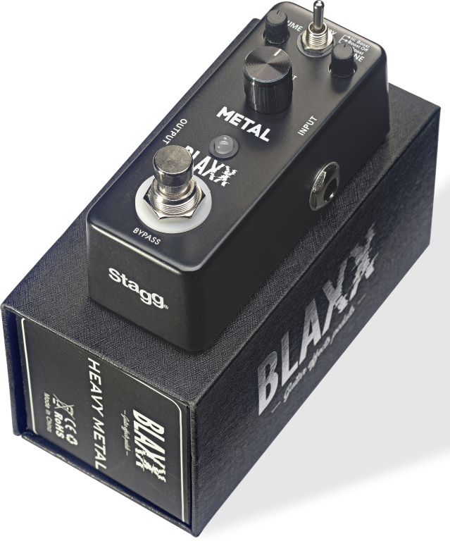 STAGG BX-METAL BLAXX 3-mode metalpedaal voor elektrische gitaar