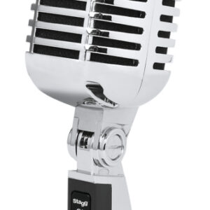 STAGG SDMP40 CR Allround dynamische microfoon met nierkarakteristiek (cardioid), jaren '50-looks