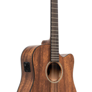 J.N GUITARS DOV-DCFI Elektro-akoestische gitaar, dreadnought, met massief mahonie bovenblad, Dovern serie
