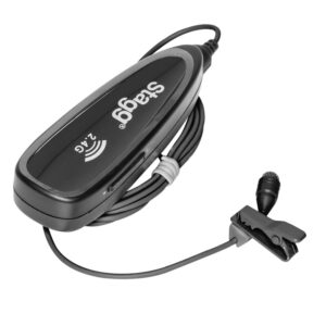 STAGG SUW 12L Draadloze lavaliermicrofoonset met zender en ontvanger