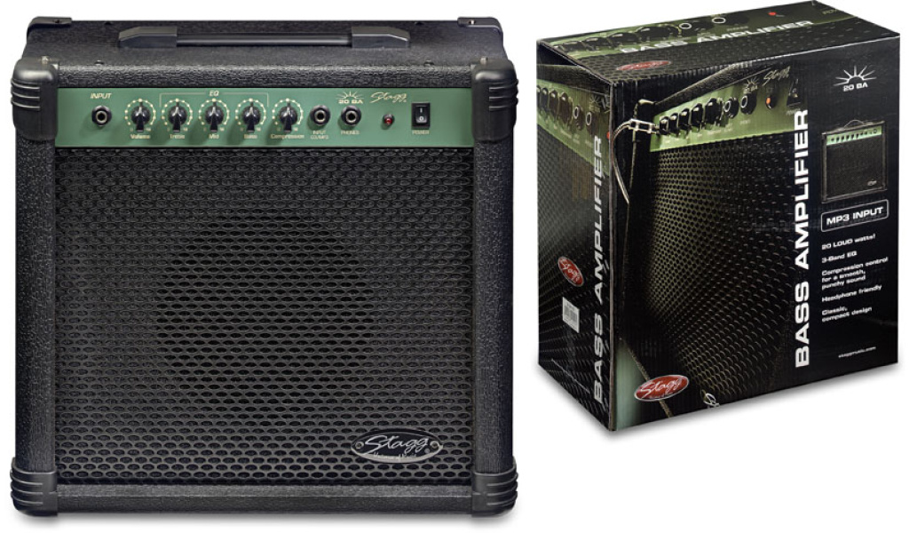 STAGG 20 BA EU 20 Watt RMS basversterker