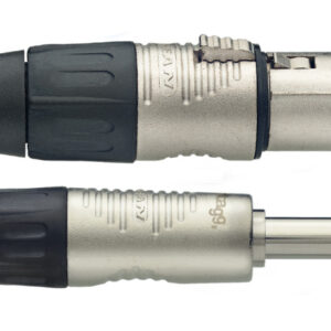 STAGG NMC3XPR N-Serie Microfoonkabel - XLR F / Jack