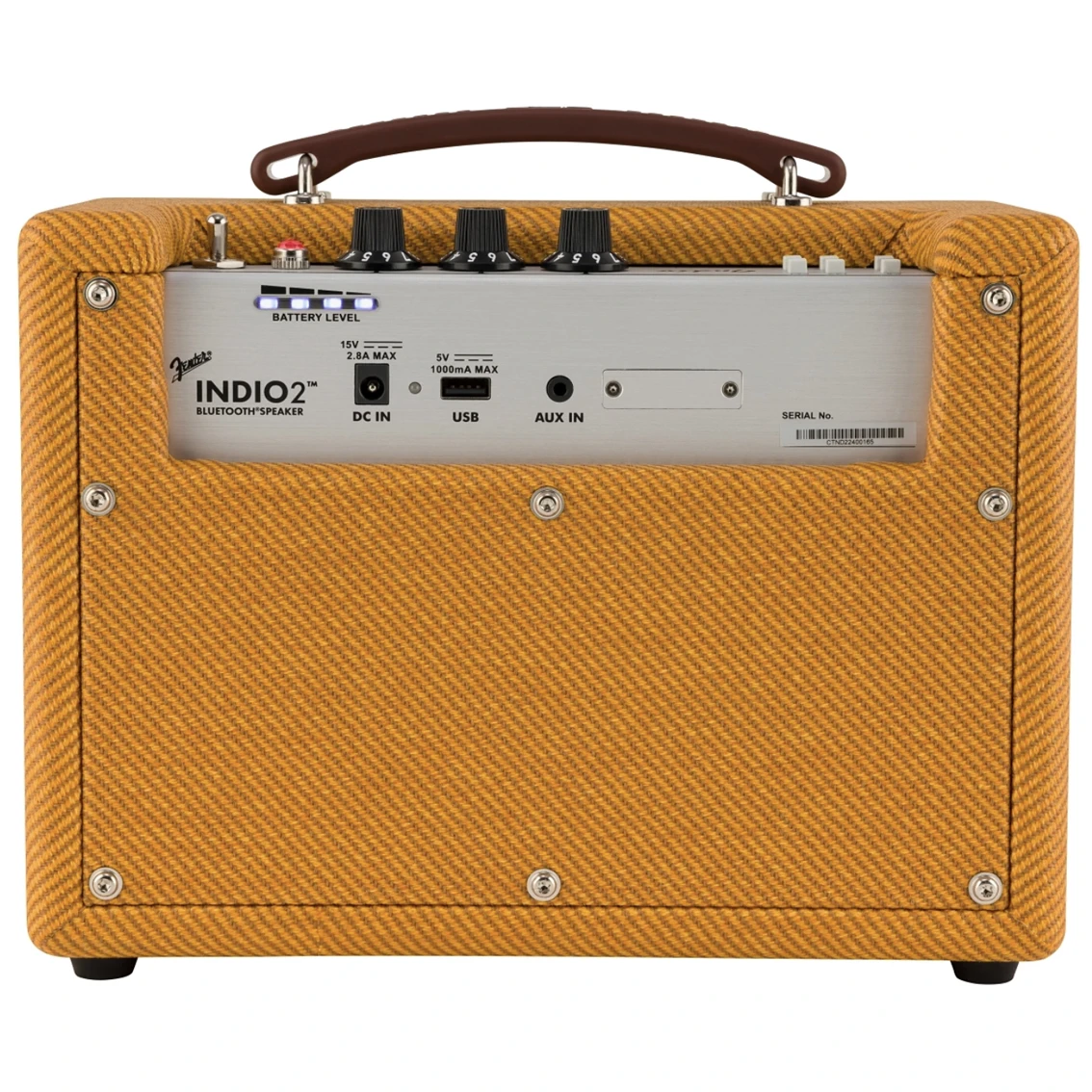 Fender Audio INDIO2 Bluetoothスピーカー Fender Indio 2 Bluetooth Speaker Tweed - Van der Zwaag Muziek