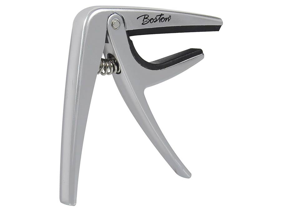Boston BC-85-TI spring loaded capo for acoustic or electric guitar