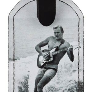 Fender  9106101001 vintage surfer advertisement luggage tag