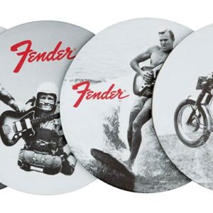 Fender  9106107000 vintage '60s ads coasters
