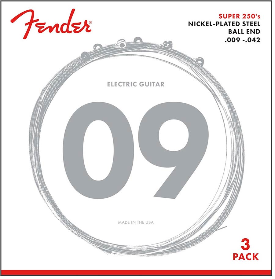 Fender Super 250s F-250L-3 string set electric