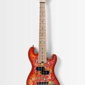 Kala Kala Solid Body 4-String Paisley Orange Burst Fretted U-BASS